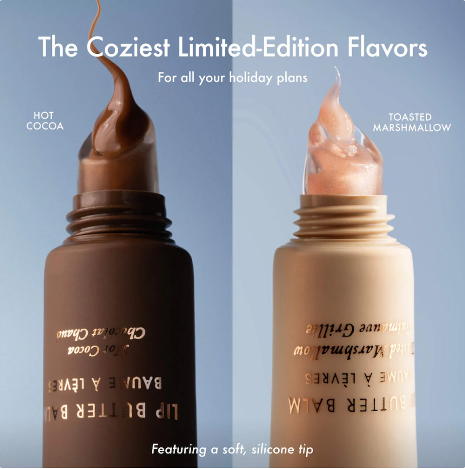 Set Navideño Summer Fridays The Holiday Trio con Lip Butter Balm en Chocolate Caliente y Malvavisco Tostado