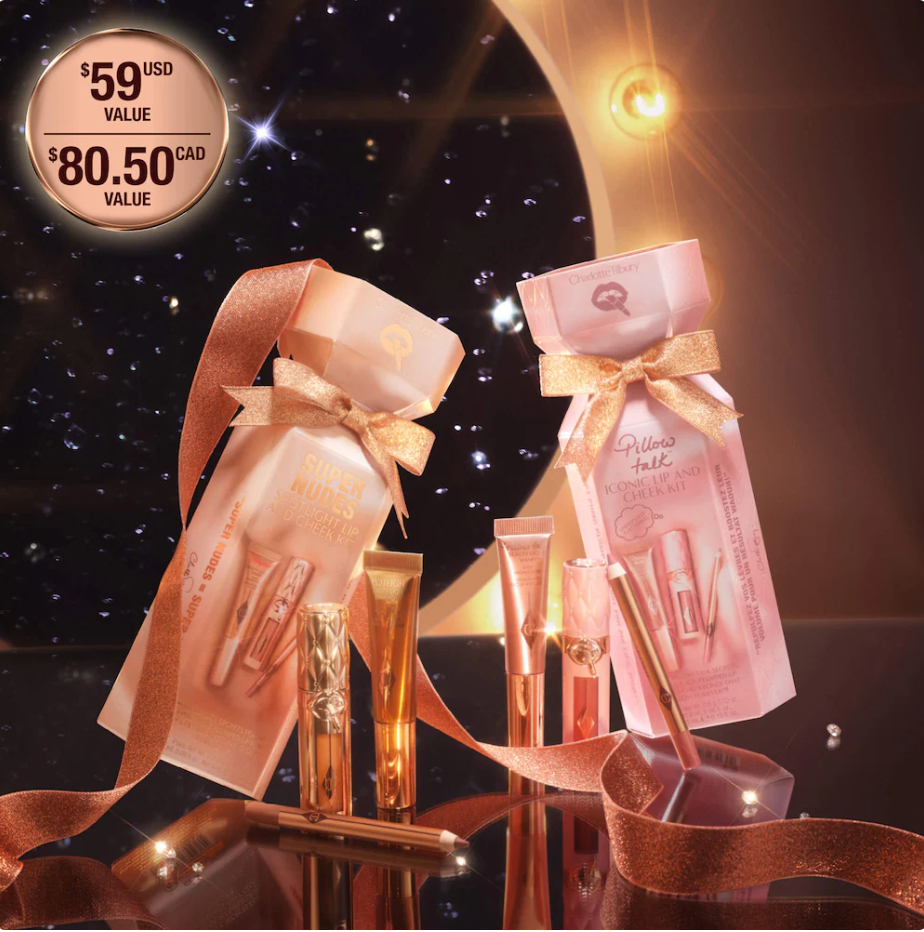 Set de Maquillaje Charlotte Tilbury Lip and Cheek Trio Gift Set