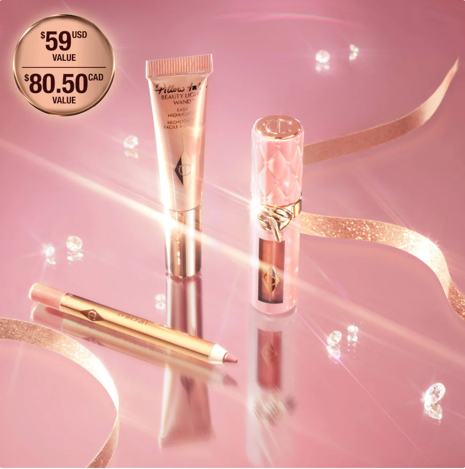 Set de Maquillaje Charlotte Tilbury Lip and Cheek Trio Gift Set