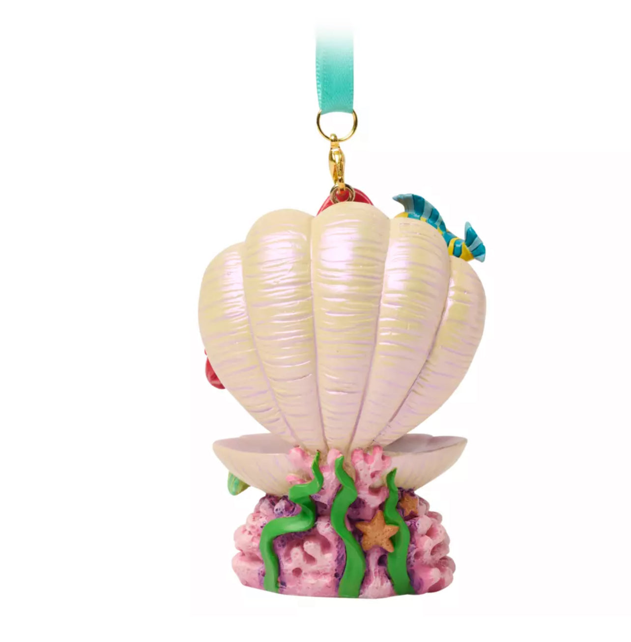 La Sirenita Ornamento Navideño Ariel Con Luz