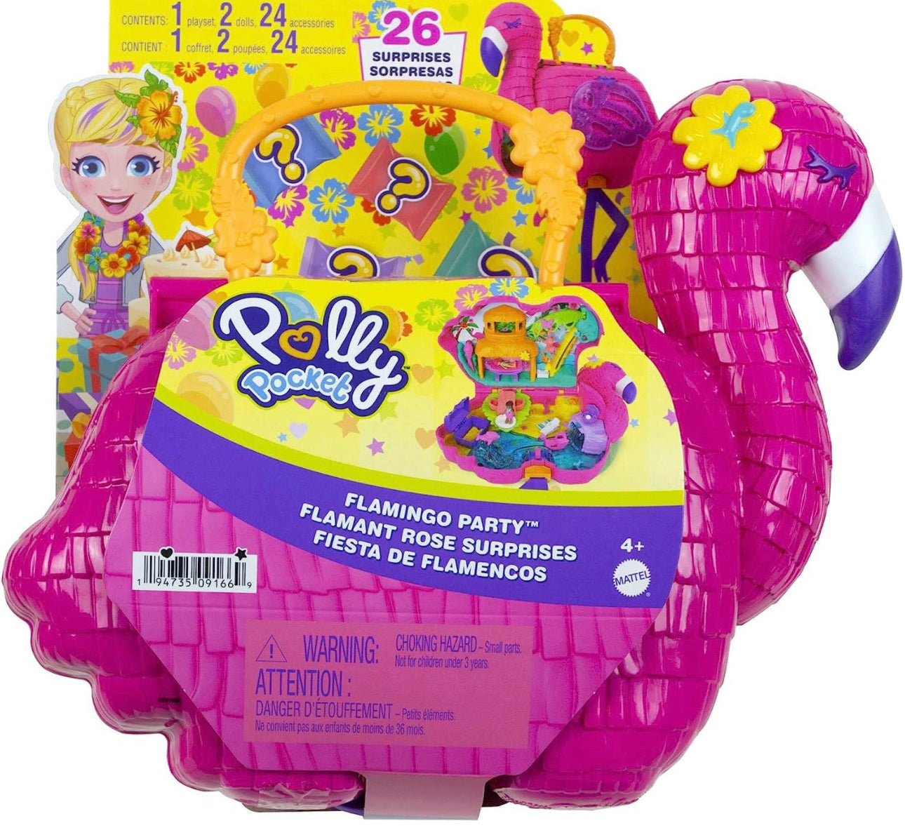 Polly Pocket Flamingo Set