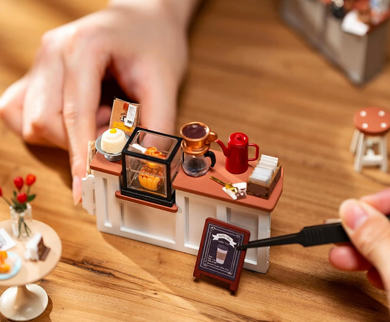 Casa Miniatura Cafetería DIY