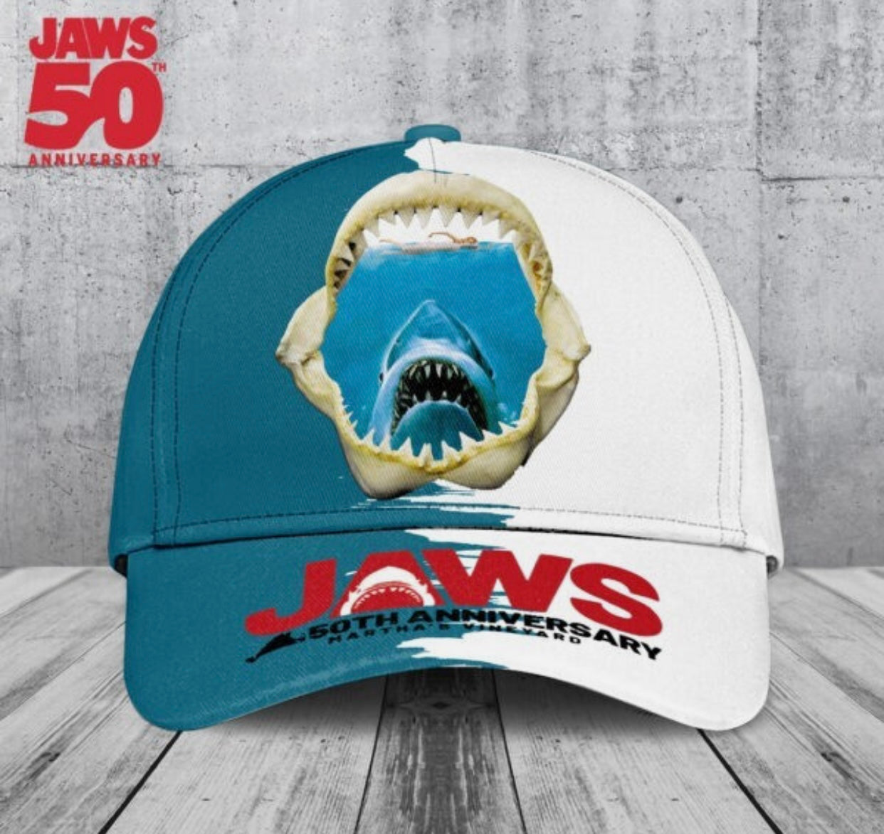 Gorra Jaws 50 Aniversario