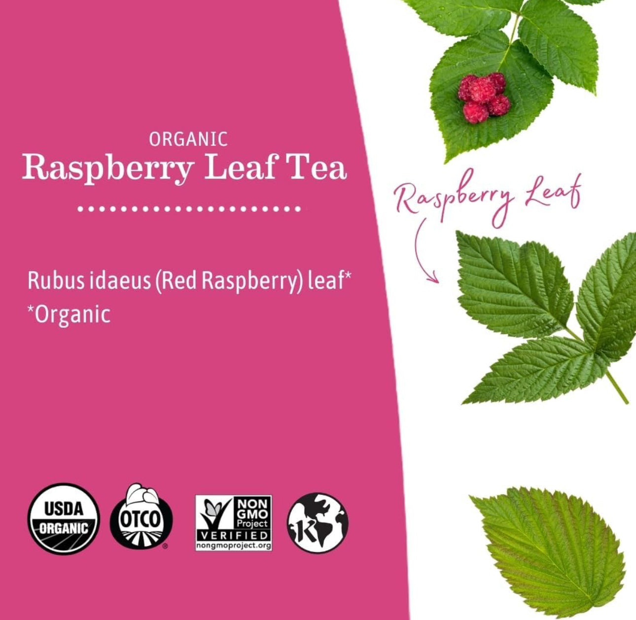 Te De Hoja De Frambuesa Raspberry Leaf Tea