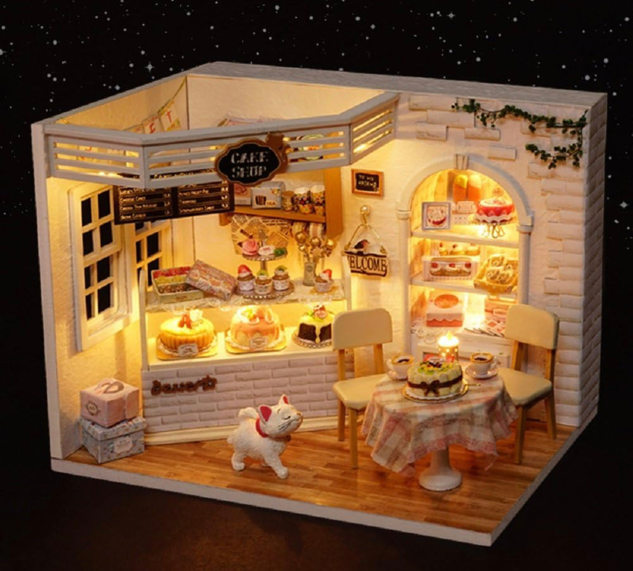 Casa Miniatura Pastelería Flever DIY