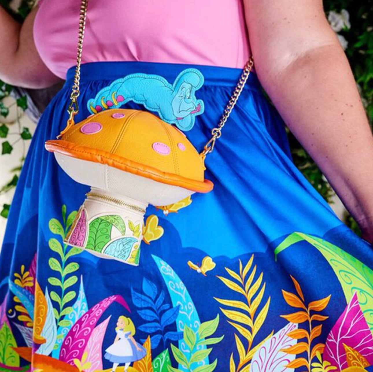 Alicia En El País De Las Maravillas Bolsa Caterpillar Hongo