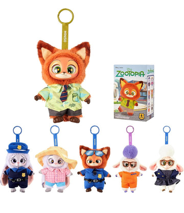Miniso Llaveros Zootopia Caja Sorpresa Labubu
