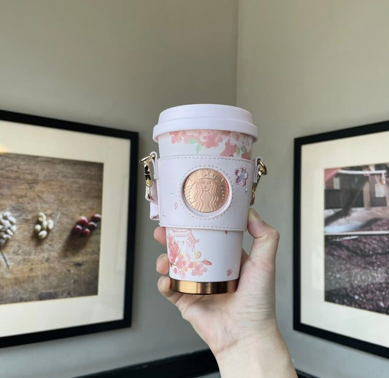 Starbucks China Sakura Blossom Termo Con Correa