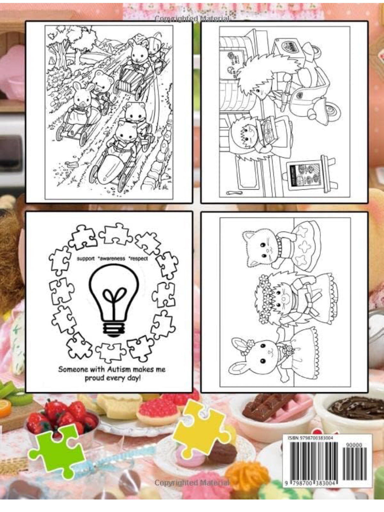 Ternurines Sylvanian Families Libro De Colorear