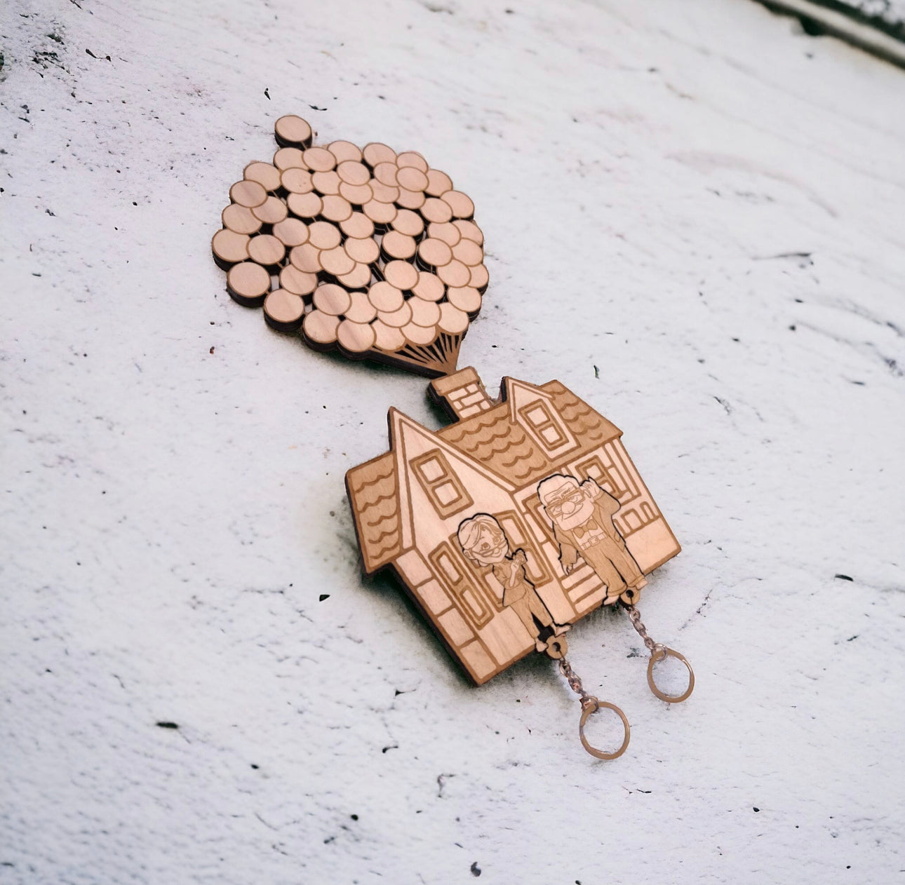 UP Carl y Ellie Soporte Para Llaves