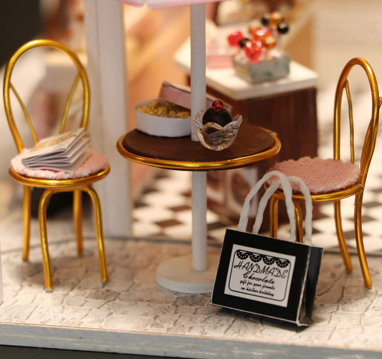 Casa Miniatura Chocolatería DIY