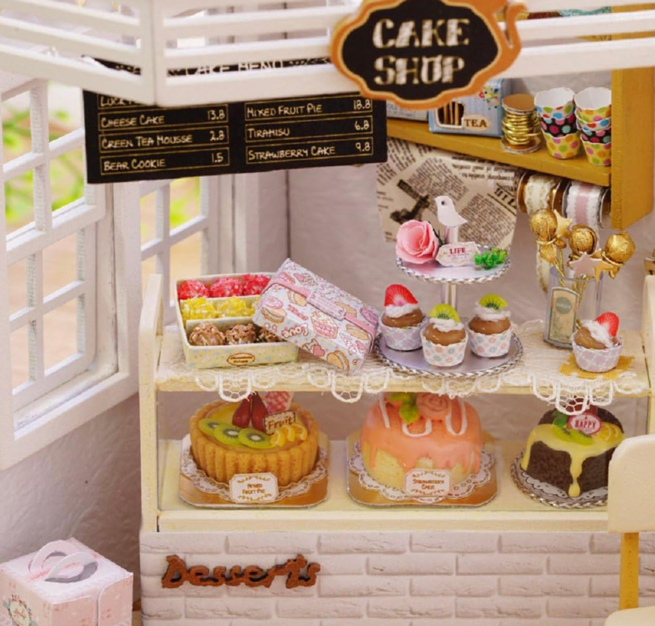 Casa Miniatura Pastelería Flever DIY