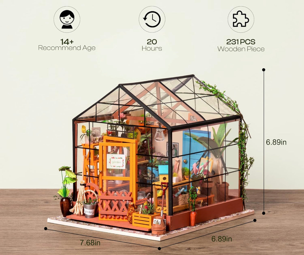 Casa Miniatura Jardinera DIY