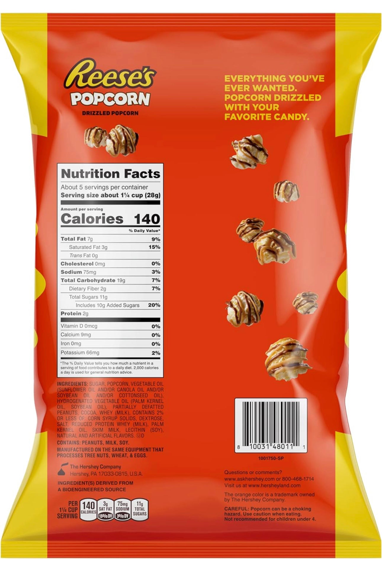 Reeses Palomitas Snack