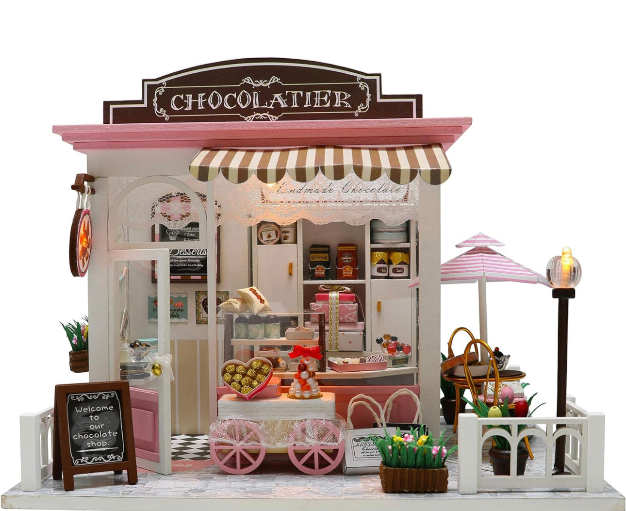 Casa Miniatura Chocolatería DIY
