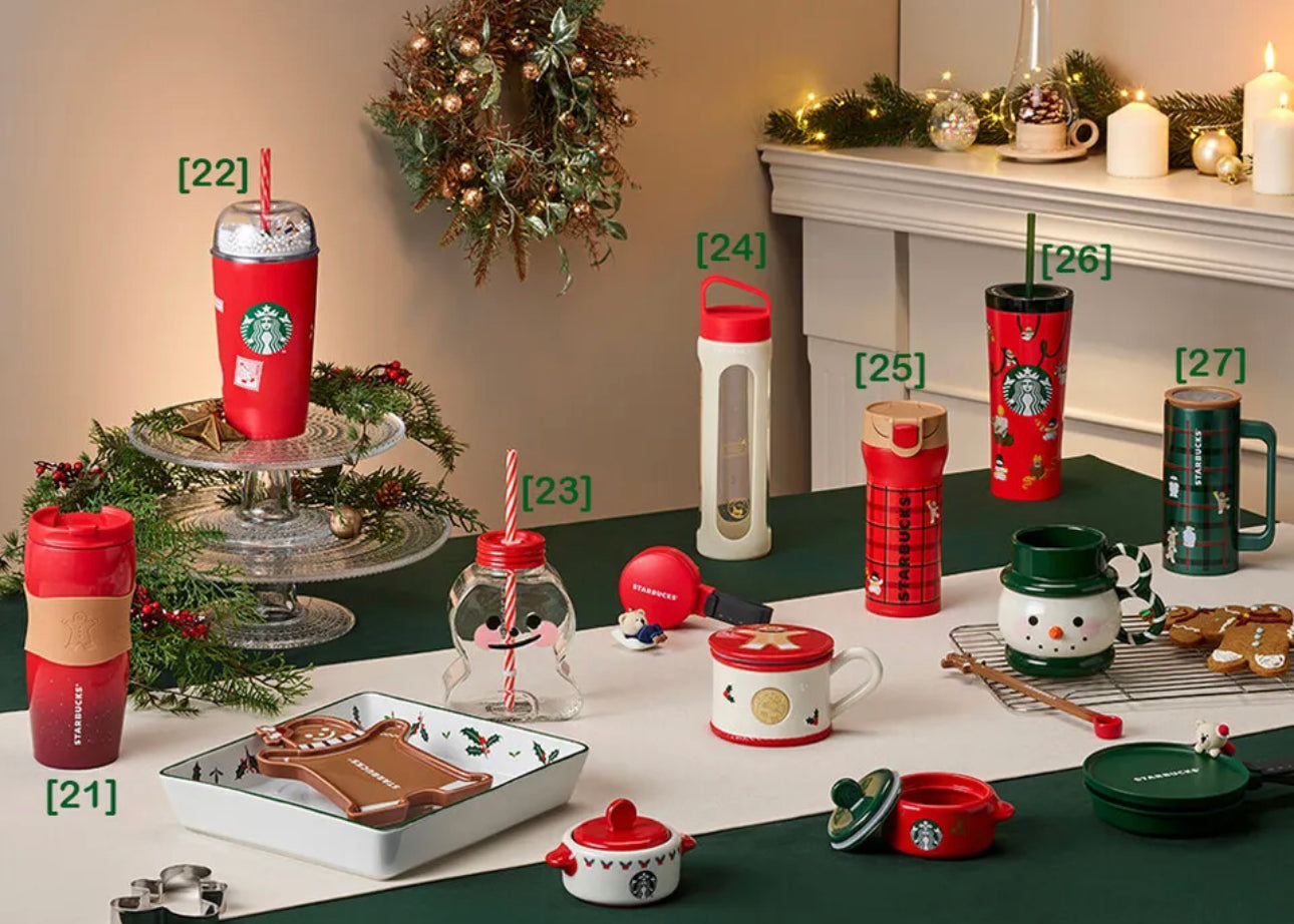 Starbucks Navidad 🎄 Selección Termos y Tazas