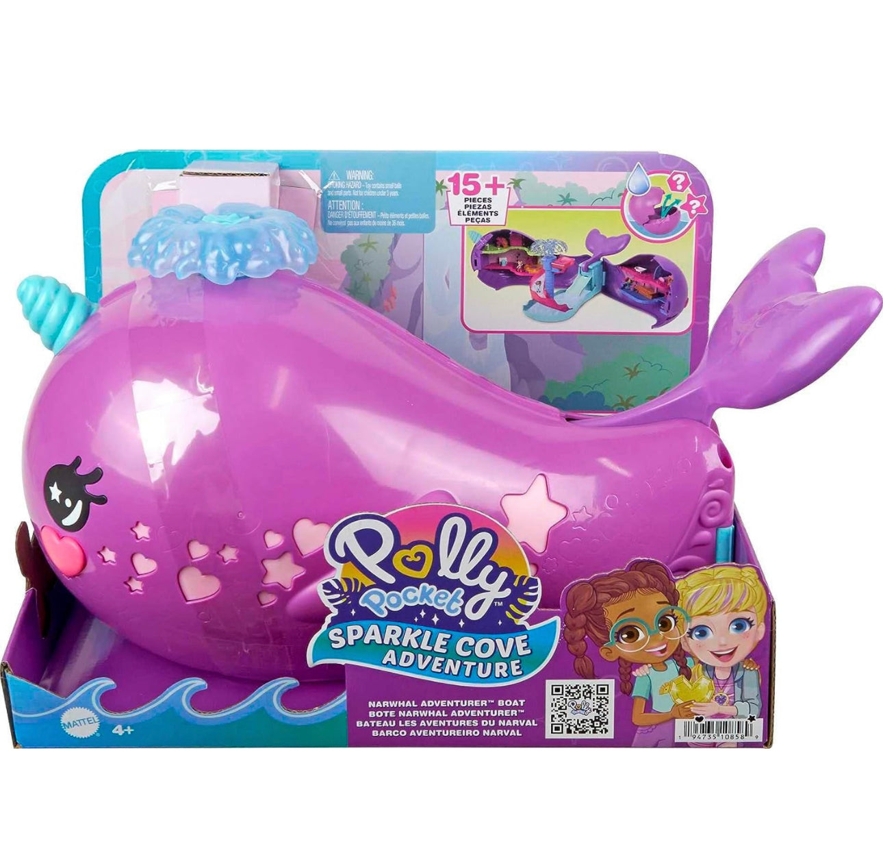 Polly Pocket Ballena Sparkle Cove
