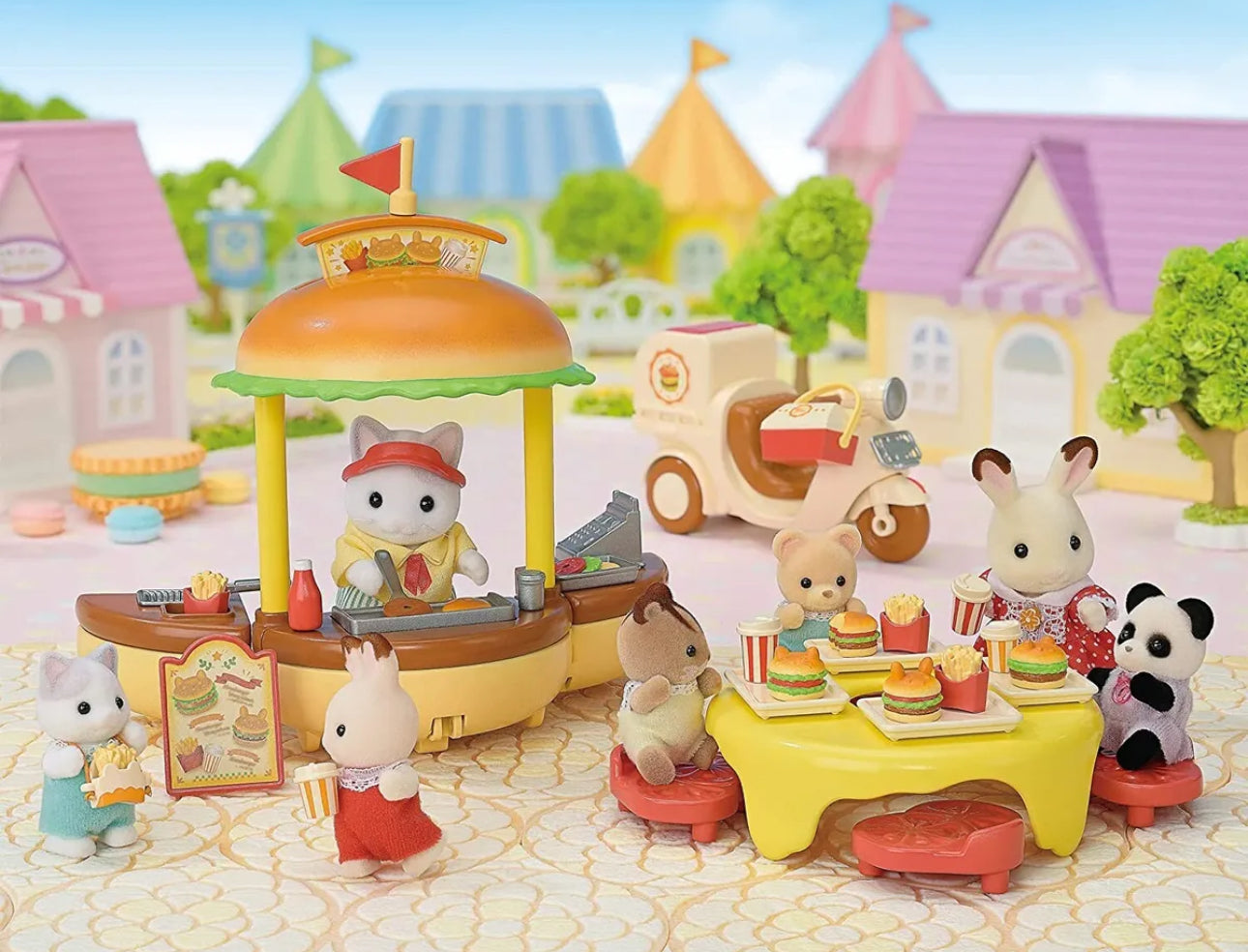 Ternurines Sylvanian Families Repartidor Hamburguesas MI-91