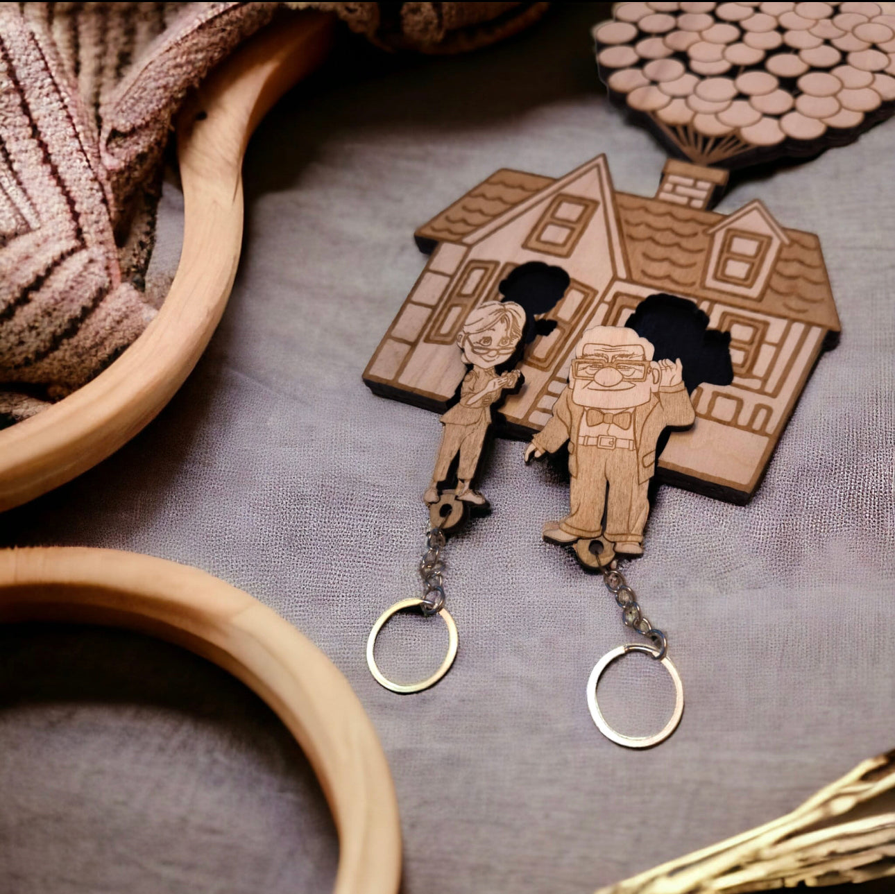 UP Carl y Ellie Soporte Para Llaves