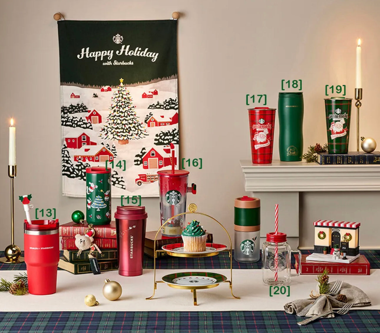Starbucks Navidad 🎄 Selección Termos y Tazas