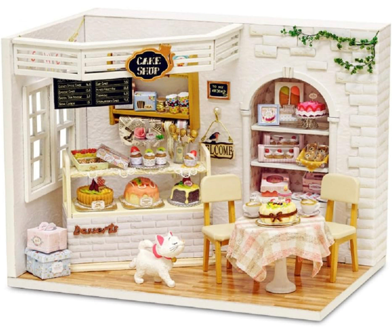 Casa Miniatura Pastelería Flever DIY