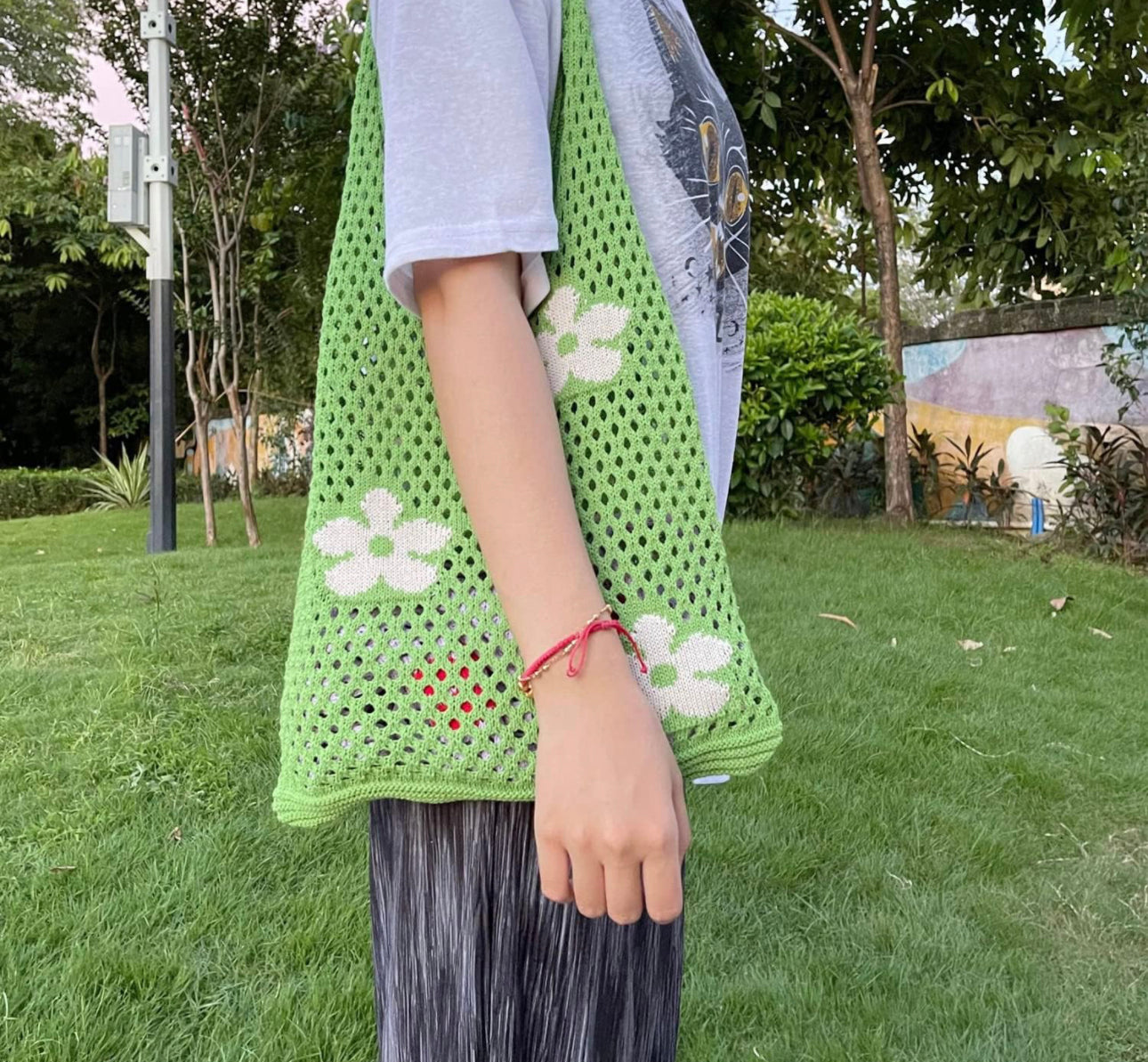 Bolsa De Mano Tote Flores