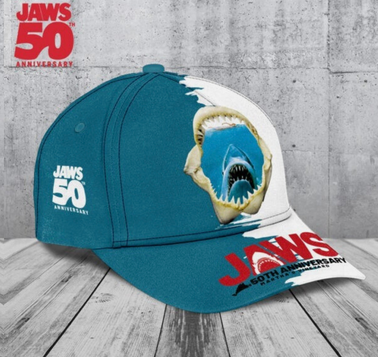 Gorra Jaws 50 Aniversario