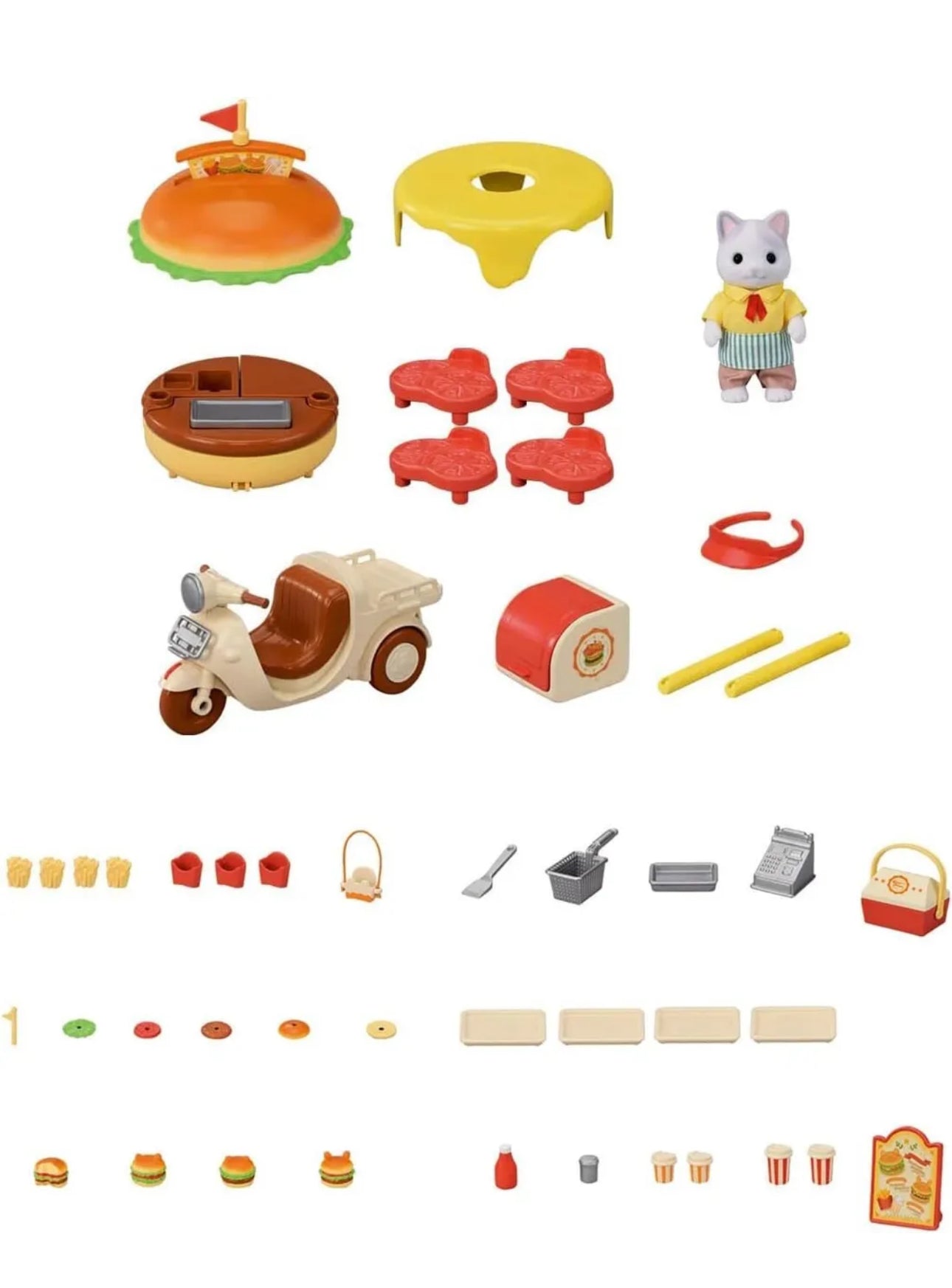 Ternurines Sylvanian Families Repartidor Hamburguesas MI-91