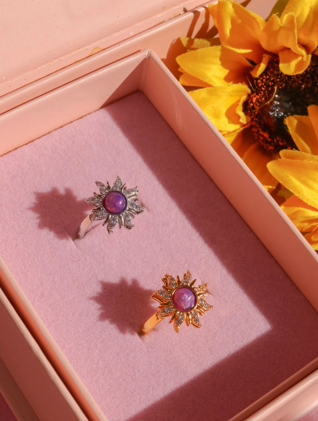 Rapunzel Anillo Giratorio Sol