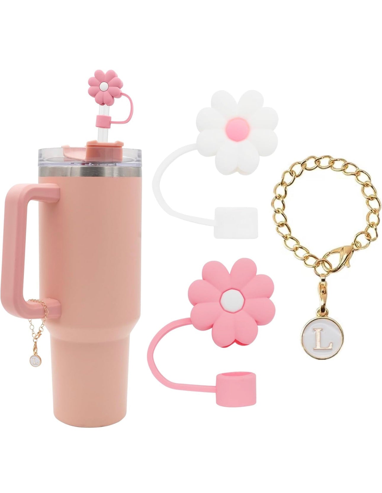 Stanley Juego De Funda Y Cadena Con Inicial Flor