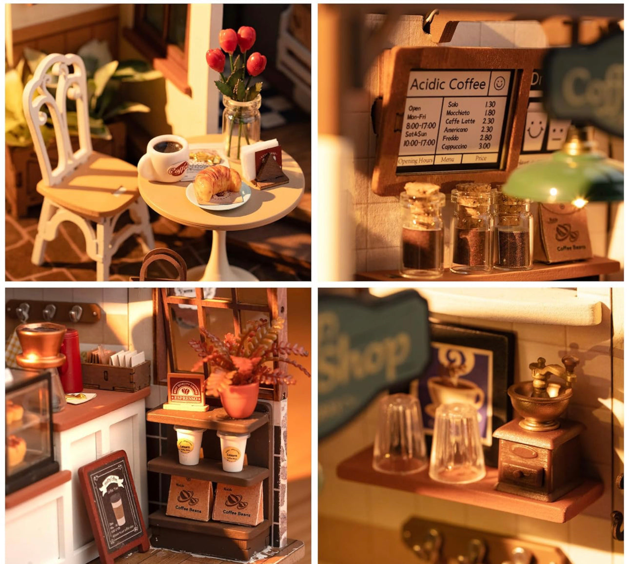 Casa Miniatura Cafetería DIY
