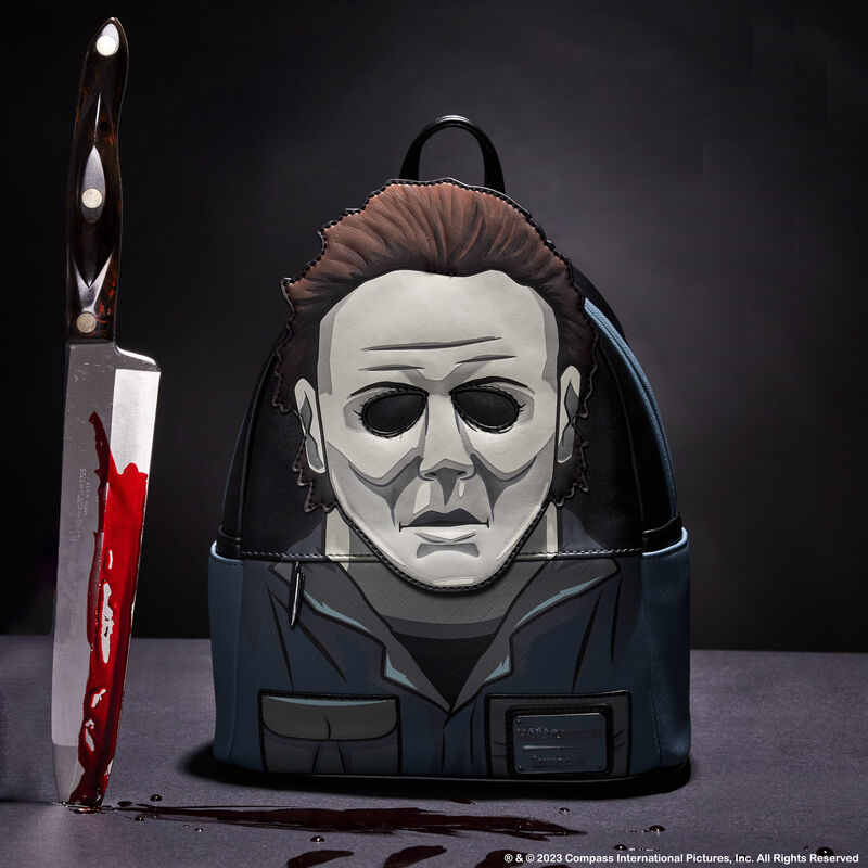 Halloween Michael Myers Glow Mascara Cosplay Mochila