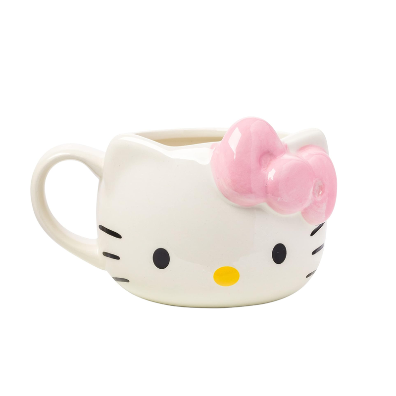 Hello Kitty Taza Moño Rosa