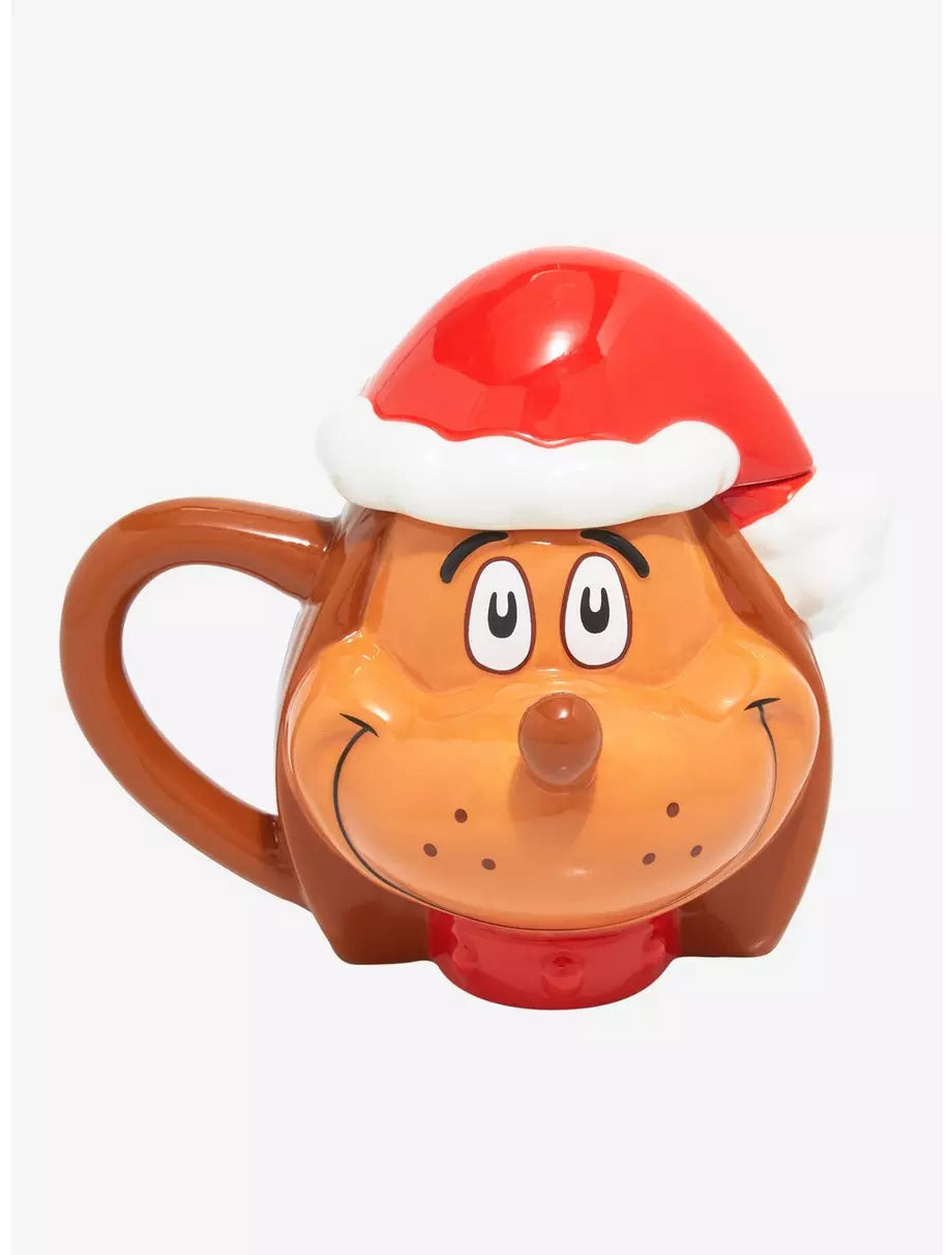 Grinch Taza Max Con Tapadera Navidad