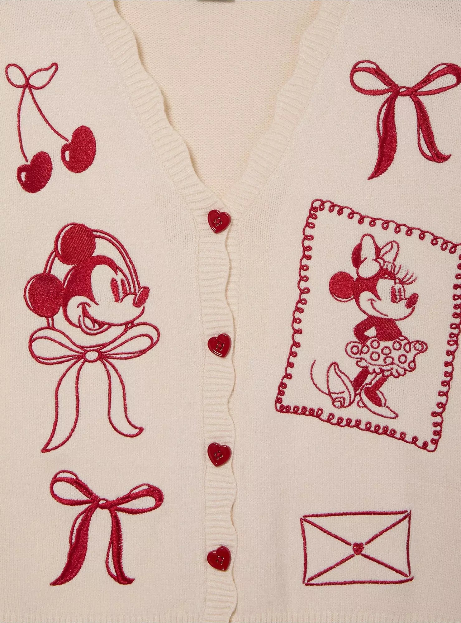 Cárdigan de Mickey y Minnie San Valentín para Mujer | Disney |