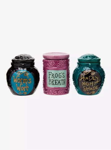 Extraño Mundo De Jack Set de Frascos Decorativos | Disney Coleccionable