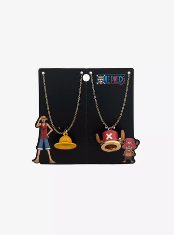 One Piece Luffy & Chopper Sombreros Mejores Amigos Collar Set