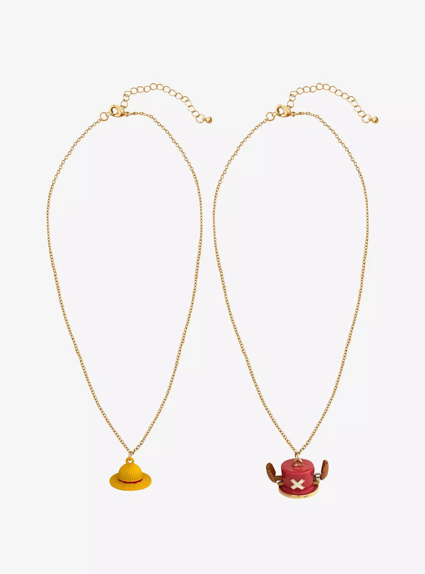 One Piece Luffy & Chopper Sombreros Mejores Amigos Collar Set