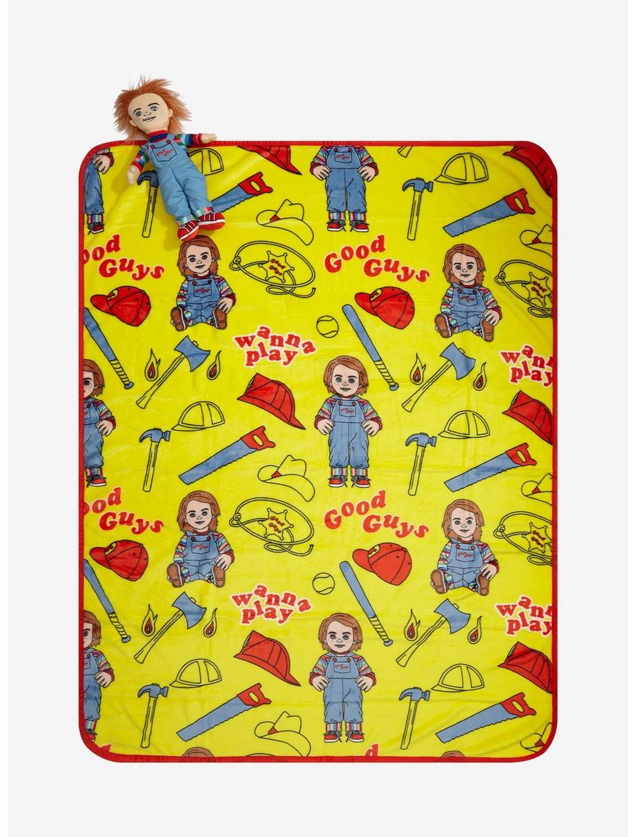 Chucky Cobija Con Peluche Good Guys