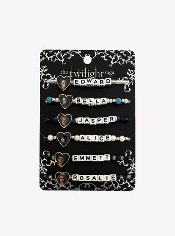 Twilight Set De Pulseras Personajes