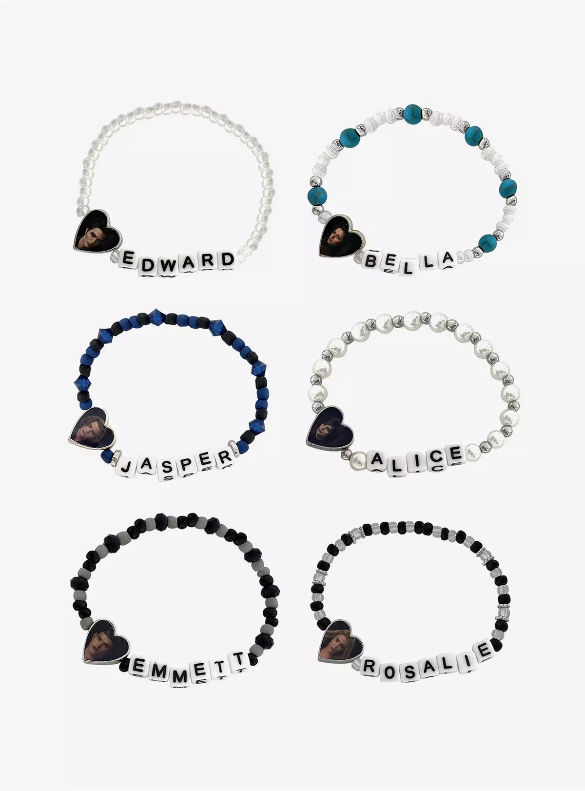 Twilight Set De Pulseras Personajes