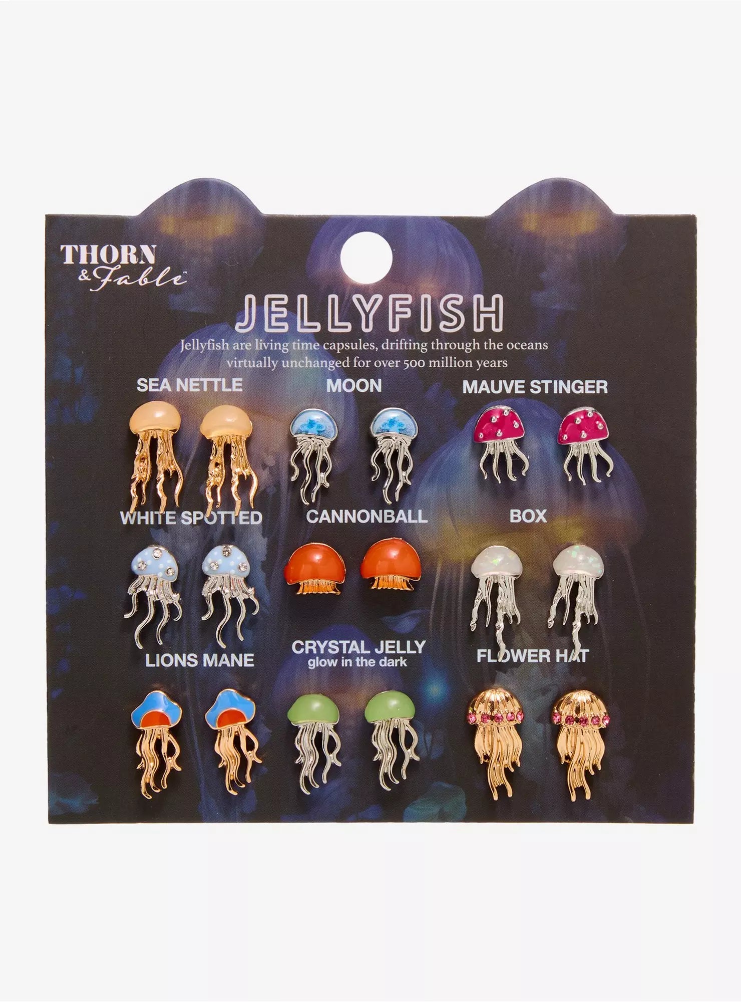 Set De Aretes Medusas Jelly Fish Aretes