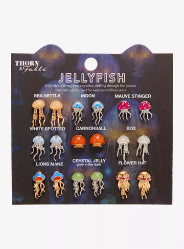 Set De Aretes Medusas Jelly Fish Aretes
