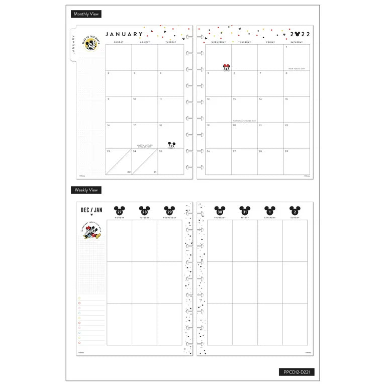 Agenda Disney 2023 Mickey & Minnie