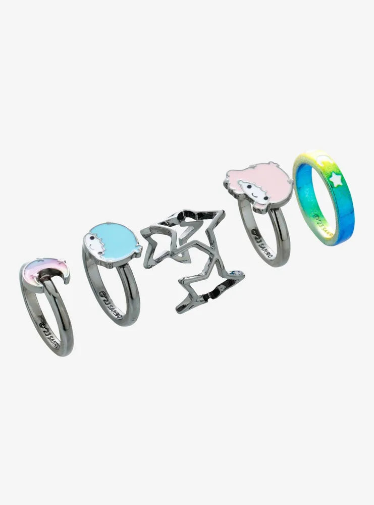 Little Twin Star Set De Anillos