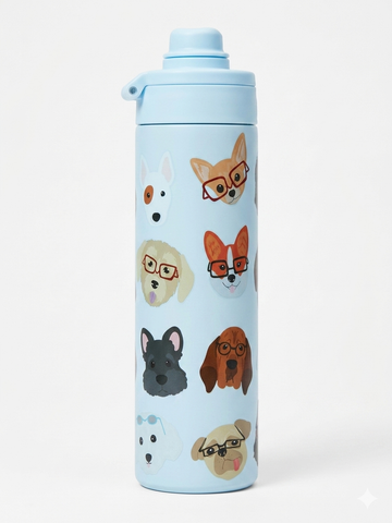 Botella Agua Mascotas Perritos