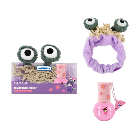 Profusion Cosmetics Monsters Inc - Boo Headband + Spray Set