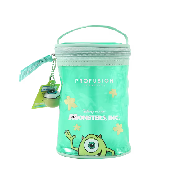 Profusion Cosmetics Monsters Inc - Mike Wazowski Cosmetics Bag + Charm