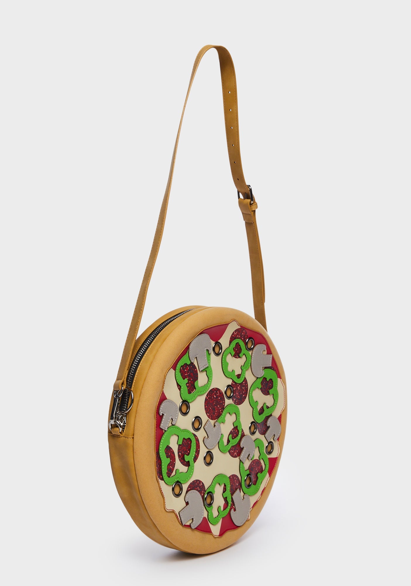 Pizza Bolsa Crossbody Grande