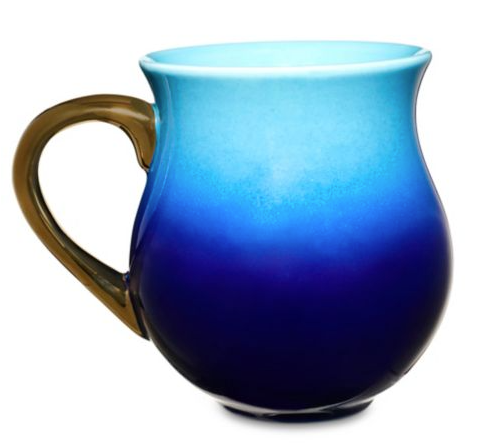 Taza Luna Dorada Azul Cielo